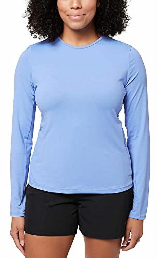 Hang Ten Womens Long Sleeve Rashguard (Persian Jewel, X-Large, x_l)