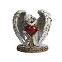 Guardian Angel Statue with Praying Hands, Sympathy, Remembrance, Healing, and Mother’s Day Resin Decorations for Home, Mom, Grandma