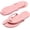 Pink, variant on 1Pair Flip Flops for Women Men Foldable Travel Slippers Lightweight Shower Shoes Non-Slip Quick-Dry Bathroom Camp Beach Sandals