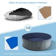 thumbnail image 5 of Niubya 64 x 12'' Foldable Dog Swimming Pool, Portable Bath Tub for Pets Indoor and Outdoor(Gray), 5 of 8