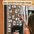 thumbnail image 4 of Caiyoule Mini Magnetic Frame, 30 Pack Magnets for Refrigerator, 2.5 x 3.5 Picture Frames，Black, 4 of 6