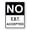 Color 714, variant on No E.B.T. Accepted 8" X 12" inch Street Sign