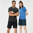 thumbnail image 4 of Athletic Shirts for Men Short Sleeve Quick Dry Workout Running Gym Sport Exercise Tee Moisture Wicking, 4 of 7
