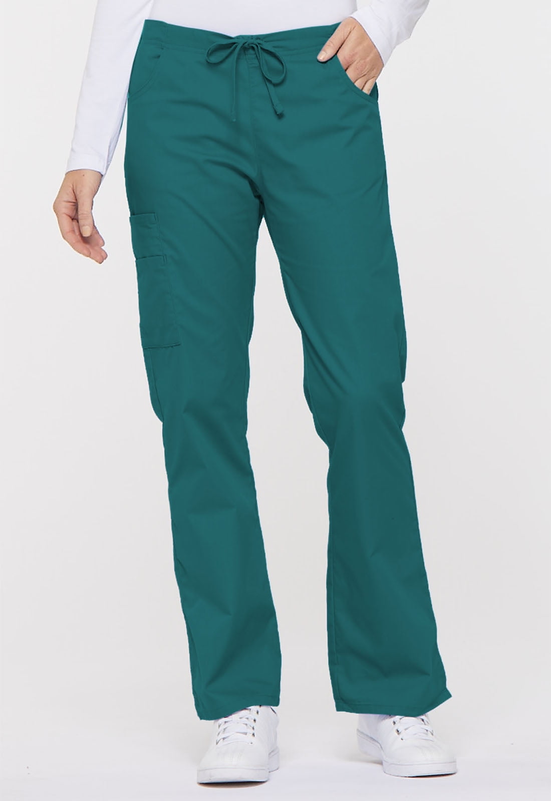 Dickies EDS Signature Scrubs Pant for Women Mid Rise Drawstring Cargo 86206