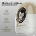 thumbnail image 6 of REDSASA Self Cleaning Litter Box for Multiple Cats, 5G/2.4G Wifi Automatic APP Controls Self Cleaning Litter Box, 70L,Pink, 6 of 10