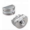 thumbnail image 2 of Double glass door lock 304 stainless steel, both sides open frameless door hooks for 10-12mm thickness glass, 2 of 5