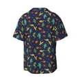 thumbnail image 7 of Picia Shells and Seaweed Men's Linen Shirts Short Sleeve Cuban Beach Shirts Casual Shirts Button Down Shirt for Men Beach Summer Wedding Shirt-X-Large, 7 of 7