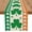 13'''' X 36'''', variant on St. Patricks Day Table Runner Shamrock Green and Orange Stripe Table Decorations Holiday Spring Kitchen Dining Home Party Supply 13x72 Inch