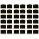 thumbnail image 1 of Paquete de 36 Mini Carteles de Pizarra, Pizarras de Tiza para Notas de Cocina con Soportes, Pizarra Pequeña de 10X7,2 cm, Tablero de Mesa para Mensajes, 1 of 5