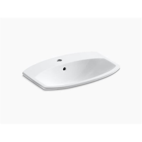 Open Box Kohler K-2351-1 Cimarron 20-3/8" Drop In Bathroom Sink - White