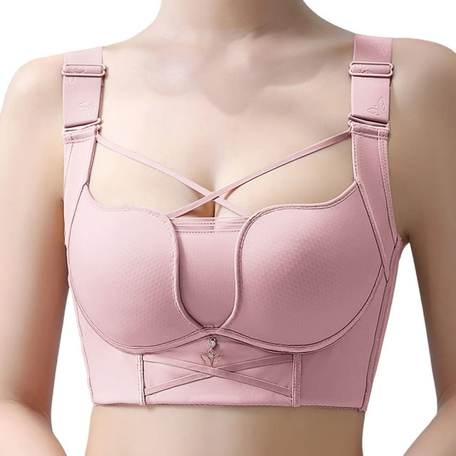 Strap Full Coverage Wireless Bra for Comfort and Lift from Everyday Seamless Shaping Bodice for All Seasons with Side Support and Enhanced Lift