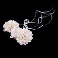 thumbnail image 1 of Korean Style Wedding Bridal Elegant Wrist Flower Bridesmaid Sisters Beige Fabric Bracelet Crystal Ribbon Lace Hand Flowers Soledad Flor de la muñeca, 1 of 10