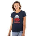 thumbnail image 3 of Vintage Patriotic American Buffalo Womens Fitted Plus Size Graphic Tee Brisco Brands 2X, 3 of 6