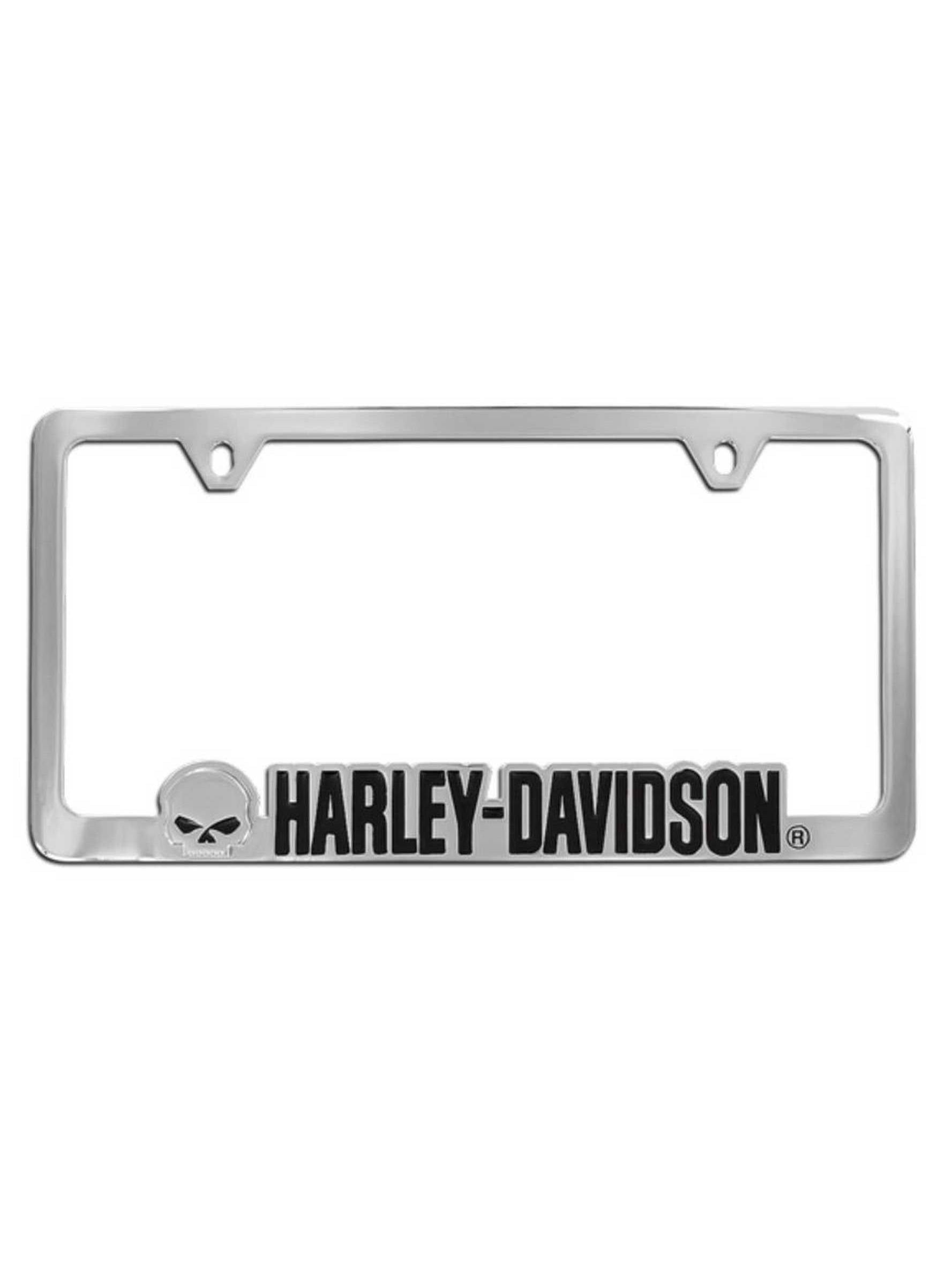 Harley-Davidson Chrome Metal License Plate Frame for Cars & Trucks