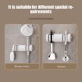 thumbnail image 7 of KOYPTL Home Mop and Broom Organizer Wall Mount - Easy to Install Mop and Broom Holder Wall Mount for Storing Cleaning Supplies - Organizer Utility Racks Mop Holder and Broom Hanger 2 Slots White, 7 of 7