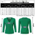 thumbnail image 4 of Women's Cardigan Sweaters Fall Cropped Open Front Button V Neck Lightweight Cardigans Knit, 4 of 4