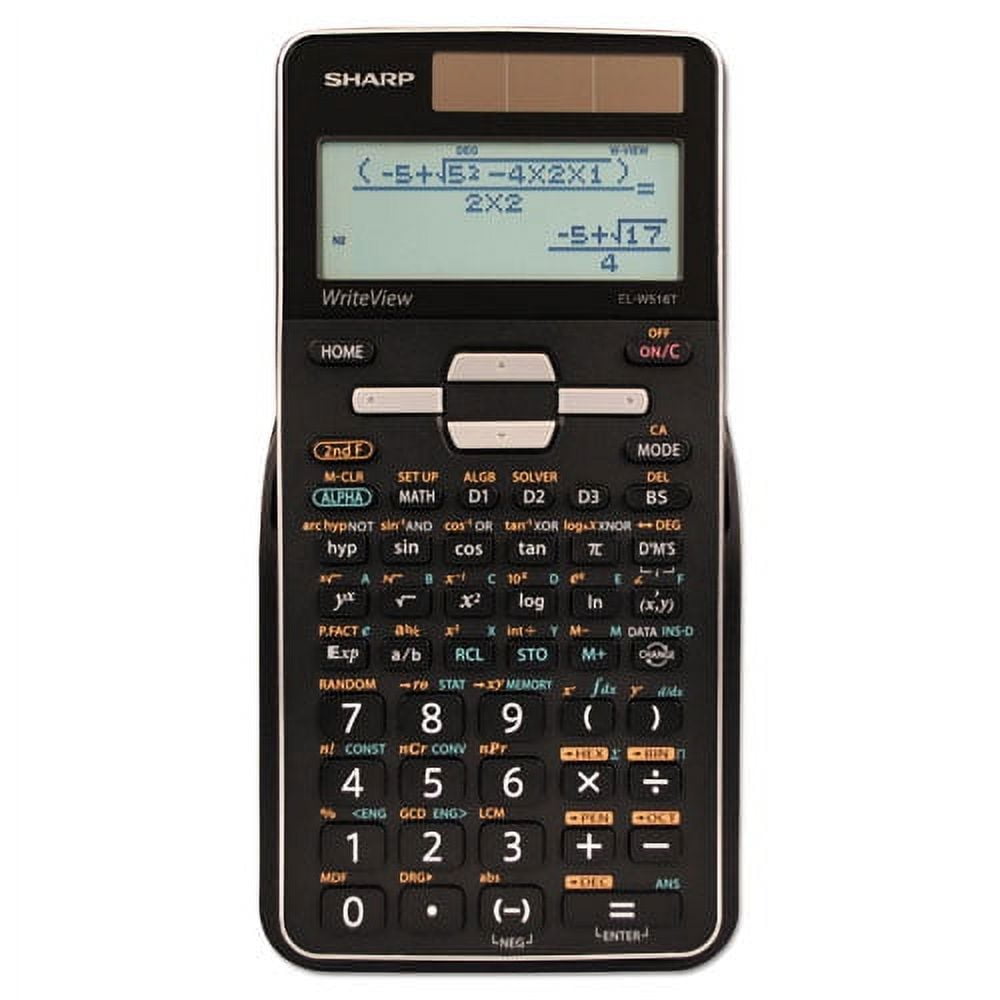 Sharp EL-W516XBSL Scientific Calculator, Black - Walmart.com