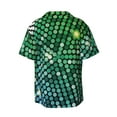 thumbnail image 6 of Daiia Green Disco Lights Men's Linen Shirts Short Sleeve Casual Shirts Button Down Shirt for Men Beach Summer Wedding Shirt-Medium, 6 of 6