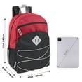 thumbnail image 4 of Adventure Trails 24 Pack Two Tone Multipocket Bungee Cord Backpacks in Male Color Pack 2, 4 of 8