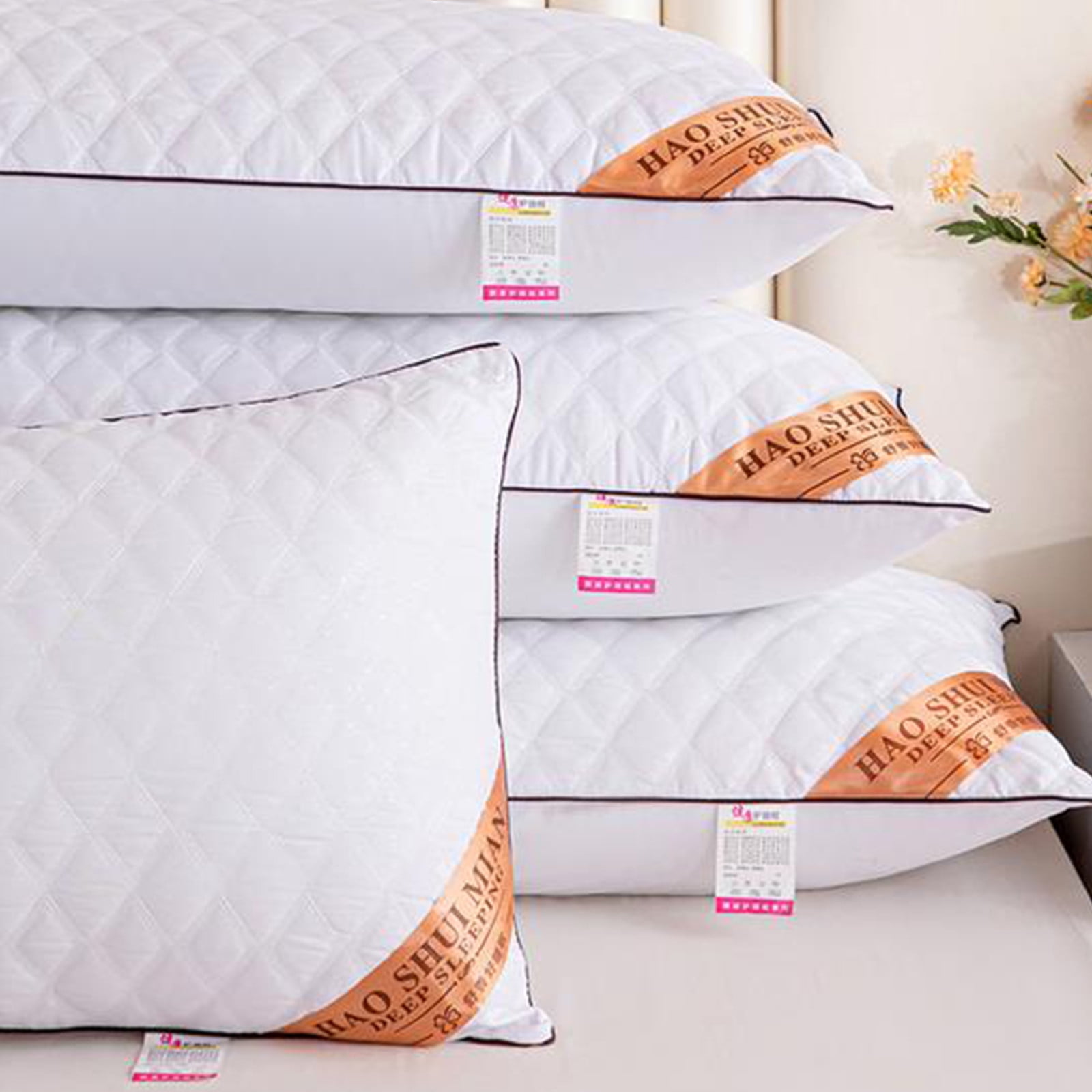 Body Pillow-Fluffy Body Pillows for Adults -Large Long Bed Pillows for Sleeping for Bedroom Sofa Living Room(White)