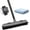 Gray Rubber Broom, variant on Broom with Dustpan Combo Set,Dust pan with Broom Combo Set,Standing Dustpan and Broom with 54” Long Handle for Indoor Lobby Office Kitchen Sweeping