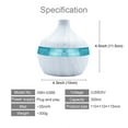 thumbnail image 2 of SDJMa Aroma Essential Oil Diffuser, 300ml Ultrasonic Cool Mist Humidifier , Modern Style, Quiet, 7-color LED Light, Child & Pet Safe Humidifier for Home,Yoga,Office,Spa,Bedroom,Baby Room, 2 of 8