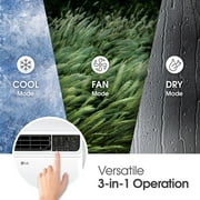 LG 8,500 BTU High Efficiency Dual Inverter Window Air Conditioner with Wi-Fi and LCD Remote, 115V, LW8024IVSM