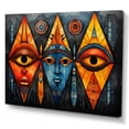 thumbnail image 2 of Designart "Patterns from African Tribes II" African Wall Art Print, 2 of 5