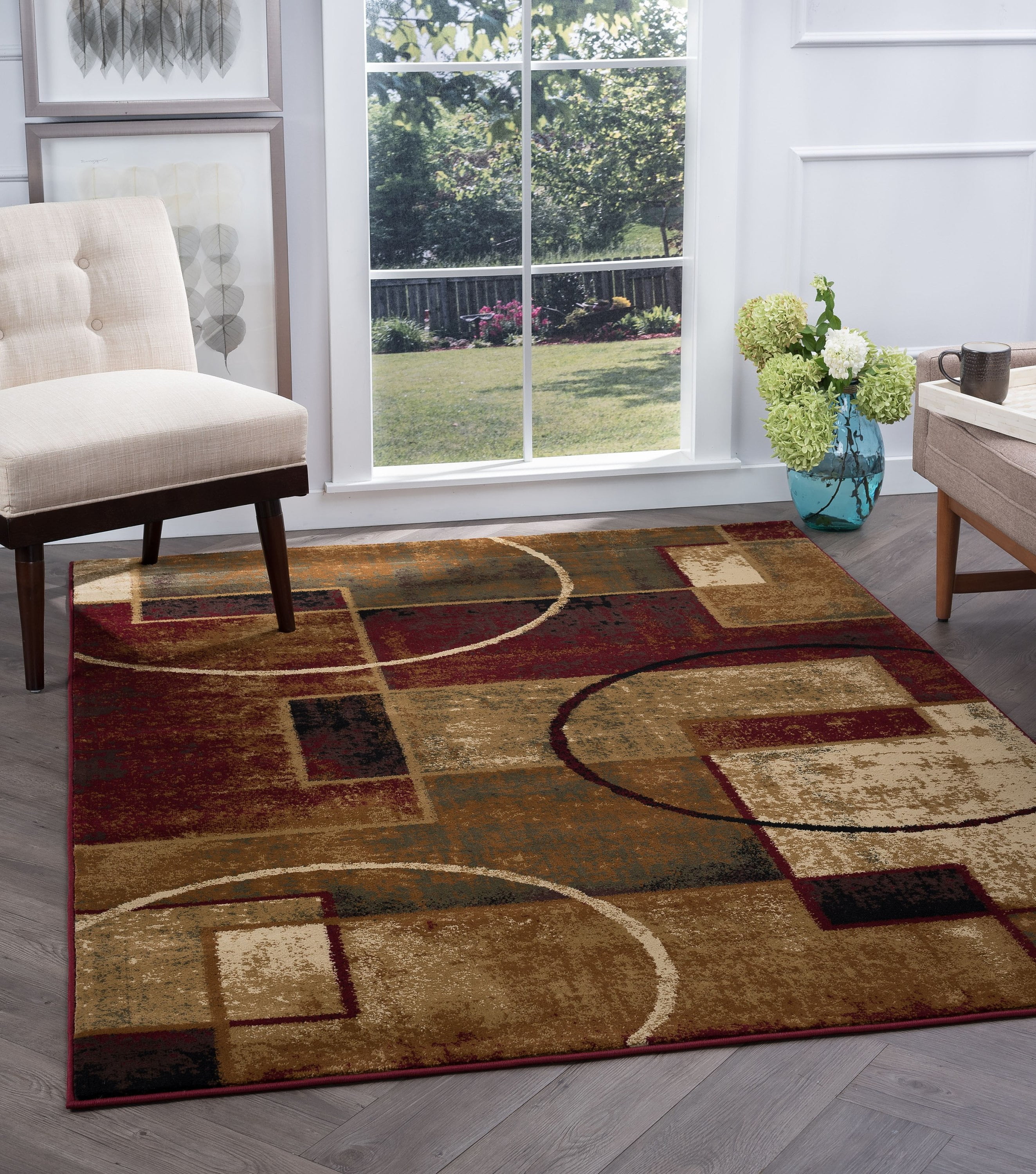 Bliss Rugs Drew Contemporary Indoor Area Rug
