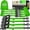 Green, variant on AUGO Ratchet Straps Heavy Duty 4 Pack -15 FT - 2200 LB Break Strength – Ratchet Tie Down Straps with Safety Lock S Hooks - Cargo Straps for Moving, Appliances, Motorcycle – Soft Loop Tie Down Straps