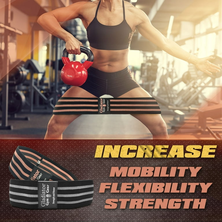 Glute Bands Booty Bands For Working Out. Squat Bands Resistance Loops. Fabric Resistance Bands 2 Pack. Cloth Booty Band Nonslip Heavy Duty. Fitness