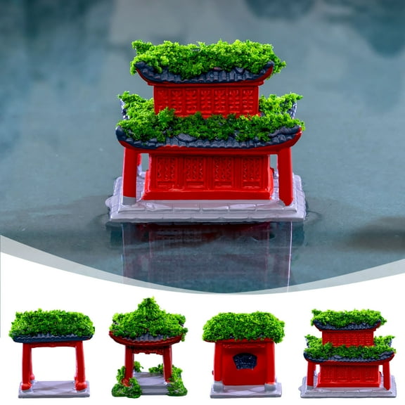 2025 New Miniature Garden Statues Japanese Outdoor Decor for Zen Gardens Fish Tanks Micro Landscapes Durable Landscape Decoration for Creative Arrangements