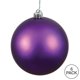 thumbnail image 3 of Ornamento Bola Mate Ciruela Vickerman 4 cm Paquete 6 Irrompibles, 3 of 4