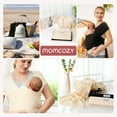 thumbnail image 5 of Momcozy Baby Carrier Air Mesh - Baby Wrap for Newborns to Toddler 8-35 lbs - Cooling, Breathable, and Lightweight, 5 of 10
