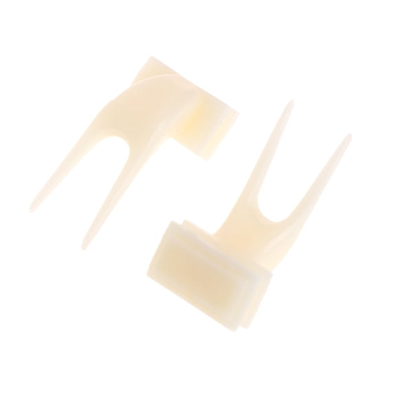 YIEMEEN 2Pcs Bird Food Holder Treat Feeder Fork for Fruit Vegetable to Keep Cage Clean