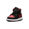 thumbnail image 4 of JORDAN TODDLER Jordan 1 Mid TD "Bred Twist" DQ8425 067 DQ8425 067 from Stadium Goods, 4 of 8