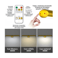thumbnail image 2 of Lámpara Inalámbrica Led De Pared De 33cm A Control Remoto Malubero Dorado, 2 of 4