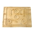 thumbnail image 1 of Tablero de cuentas de madera, tablero de cuentas, arte hecho a mano, placa para manualidades, collar, bandeja para marcar joyas DIY para regalo del Dí, 1 of 9