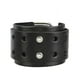 thumbnail image 5 of Brazalete de cuero PU Sunnimix Doble Aleación Hebillas Negro Pulsera de hombre, 5 of 7