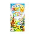 thumbnail image 1 of Easter Door Cover Festive Party Decoration Outdoor Rabbit Banner Photo Backdrop Vertical Door Curtain for Spring Holiday, 1 of 1