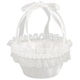 thumbnail image 2 of Cesta de niña de las flores Elegante pétalo de boda Cesta para bodas, decoración de bodas, cesta de flores, 2 of 4