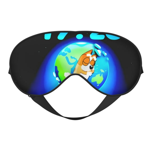 Gokiu Bluey for Sleep Mask Adjustable Double -Sided Eye Mask Soft Sleeping Eye Covers for Sleeping Perfect Shading Reduce Eye Edema