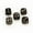 Silver, variant on 5Pcs 1.8cm Resin Skeleton Dice Set, 6-Sided for Board Game, Restaurant Bar Tabletop Decorative Dice