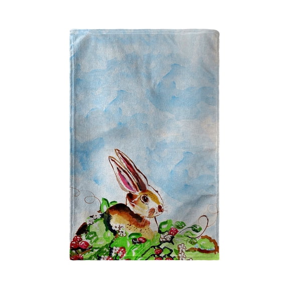 Betsy Drake Jack Rabbit - Right Kitchen Towel