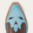 thumbnail image 5 of Women's Stetson Beth Leather Boots Snip Toe Handcrafted Blue, 5 of 6