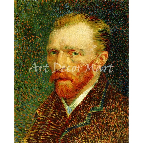 Self Portrait- Vincent Van Gaugh - CANVAS OR FINE PRINT WALL ART