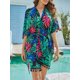 thumbnail image 3 of As Rose Rich Kimonos para Mujer, Cárdigan Tipo Kimono para Cubrirse en el Baño de Verano, Talla M, 3 of 8