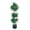Black, variant on 4 ft Realistic Triple Ball Artificial Bay Laurel Topiary Tree, Faux Plant with Adjustable Small Stems and Lifelike Silk Leaves, for Indoor Outdoor Decor, Black Pot