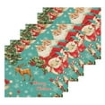 thumbnail image 3 of BZSMCE Towel Cotton Face Towel Soft Hand Towels Fashion Vintage Christmas Cheer Pattern, 3 of 9