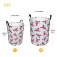 thumbnail image 3 of Cauagu Cartoon Lobsters 1 for Laundry Basket,Collapsible Organizer Basket for Storage Bin Toy Bins Gift Baskets Bedroom Clothes Children Nursery Hamper -Small, 3 of 7